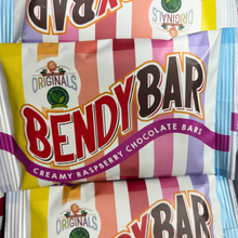 Catherine's Originals Vegan Milk Chocolate Bendy Bar Twin Pack with a Raspberry Filling 50g