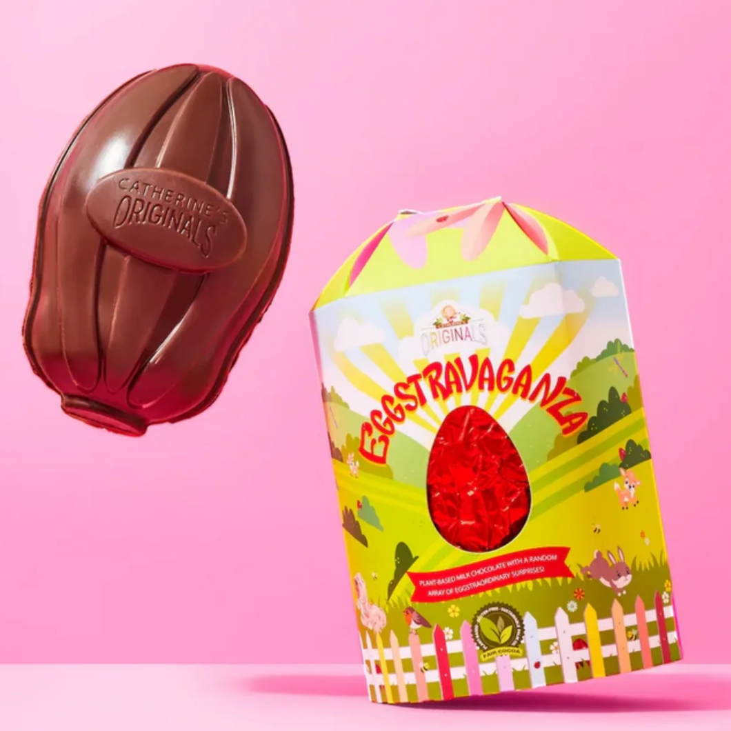 Catherine's Originals Vegan Milk Chocolate Eggstavagnza Filled With Chocolates 270g