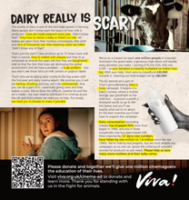 Dairy Is Scary Cinema Ad Crowdfunder Flyer x50