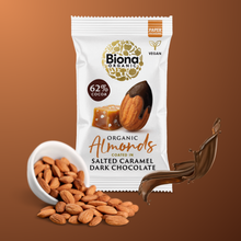 Dark Chocolate Salted Caramel Roasted Almonds 30g