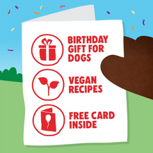 Denzel's Plant-Based Birthday Gift Box of Dog Treats 110g Viva! Shop