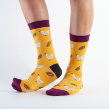 Doris & Dude Women's Bamboo Socks - Gold Speckled Hen Viva! Shop