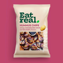 Eat Real Hummus Chips - Caramelised Onion and Balsamic Vinegar 45g