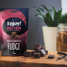 Enjoy! Vanilla & Chocolate Flavoured Fudge 100g Viva! Shop