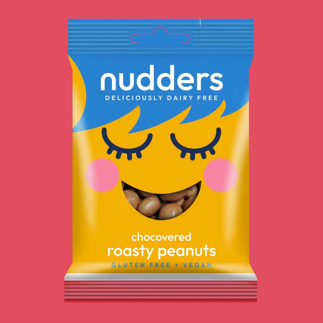 Fabulous Freefrom Factory Nudders Chocovered Roasty Peanuts 65g