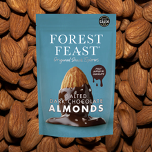 Forest Feast Salted Dark Chocolate Almonds Pouch 120g