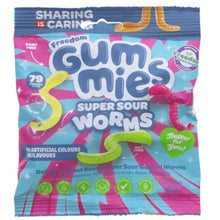 Freedom Confectionery Super Sour Gummy Worms 100g