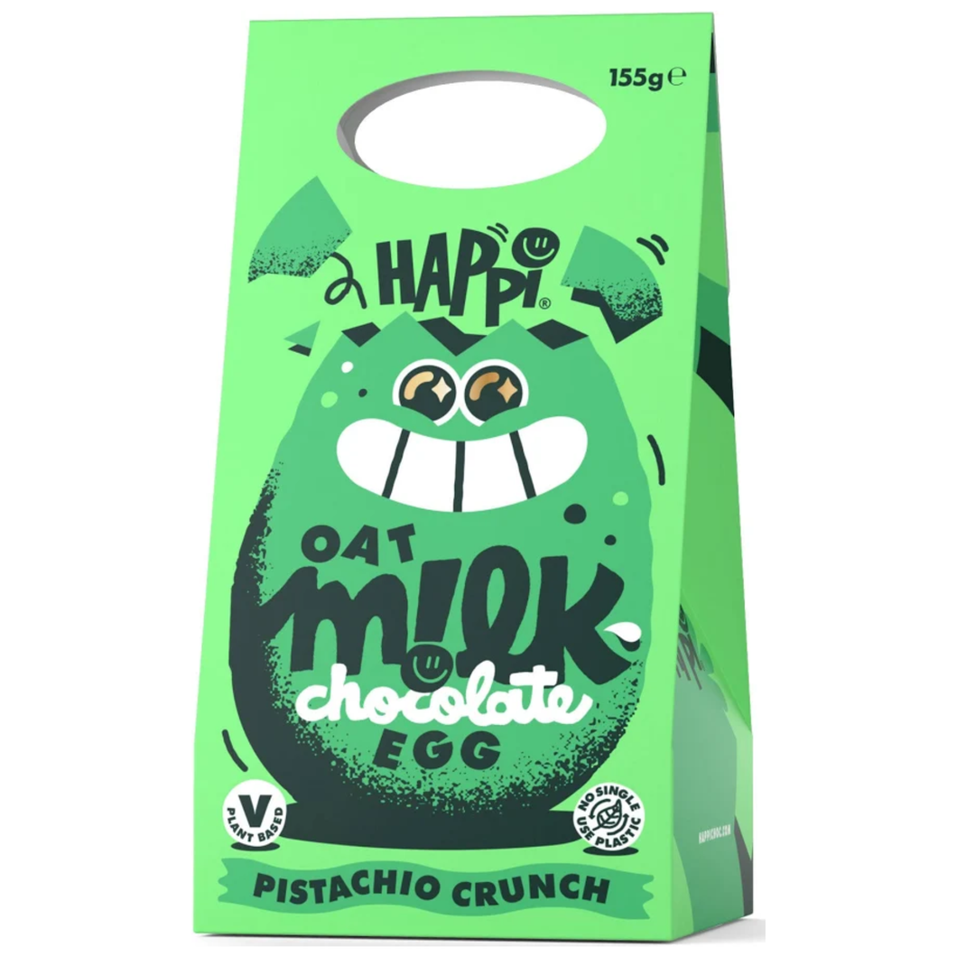 Happi Oat M!lk Chocolate Pistachio Crunch Easter Egg 155g