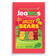 Jealous Sweets Grizzly Bears Lemon, Apple, Orange & Strawberry Bag 40g