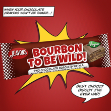 SALE (Best Before 14/01/2026) - Jeavons Chocolate Biscuit Bourbon To Be Wild! Bar 44g