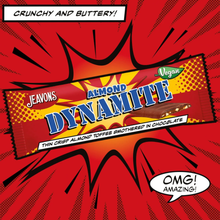 Jeavons Dynamite Thin Crisp Almond Toffee Milk Chocolate Bar 37g