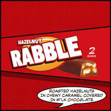 Jeavons Hazelnut Rabble Milk Chocolate Bar 62g