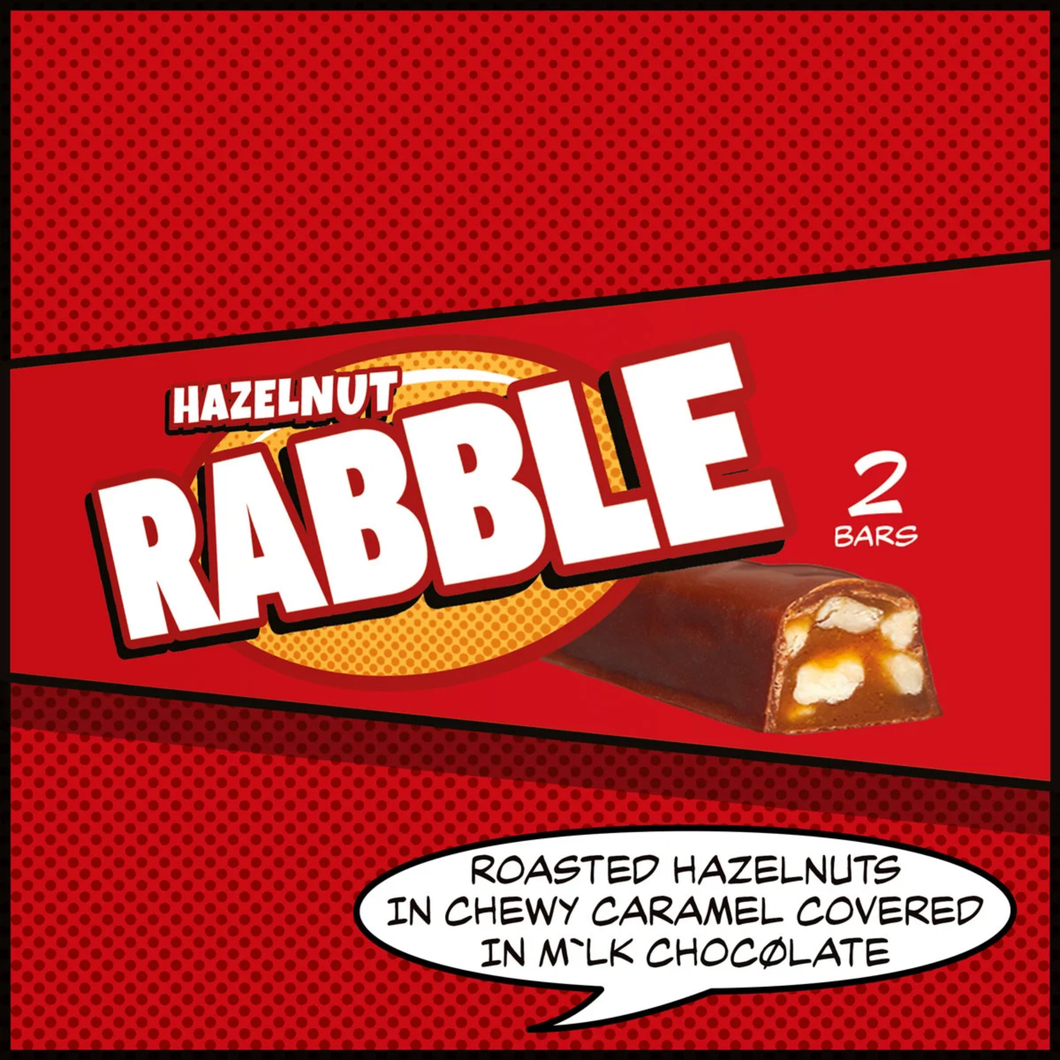 Jeavons Hazelnut Rabble Milk Chocolate Bar 62g