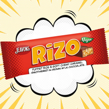 Jeavons Rizo Milk Chocolate Toffee Bar 44g