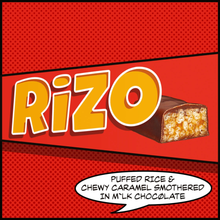 Jeavons Rizo Milk Chocolate Toffee Bar 44g