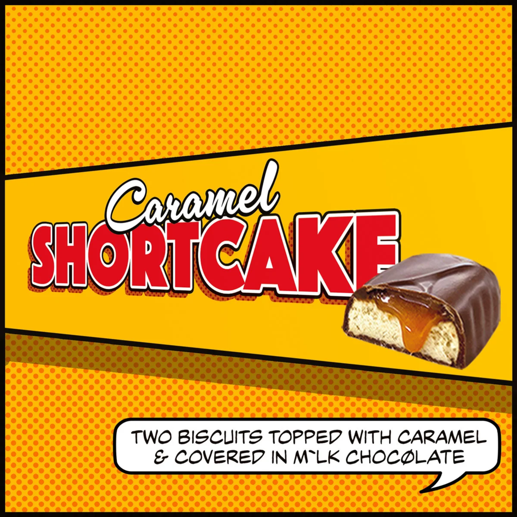 Jeavons Caramel Shortcake Milk Chocolate Bar 50g