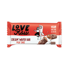 LoveRaw M:lk Chocolate Cre&m Filled Wafer Bars 42g