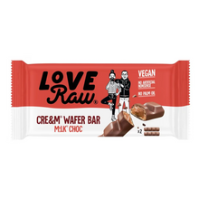 LoveRaw M:lk Chocolate Cre&m Filled Wafer Bars 43g