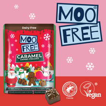 Moo Free Festive Caramel Filled Chocolate Chrimbo Prezzie Shapes 65g