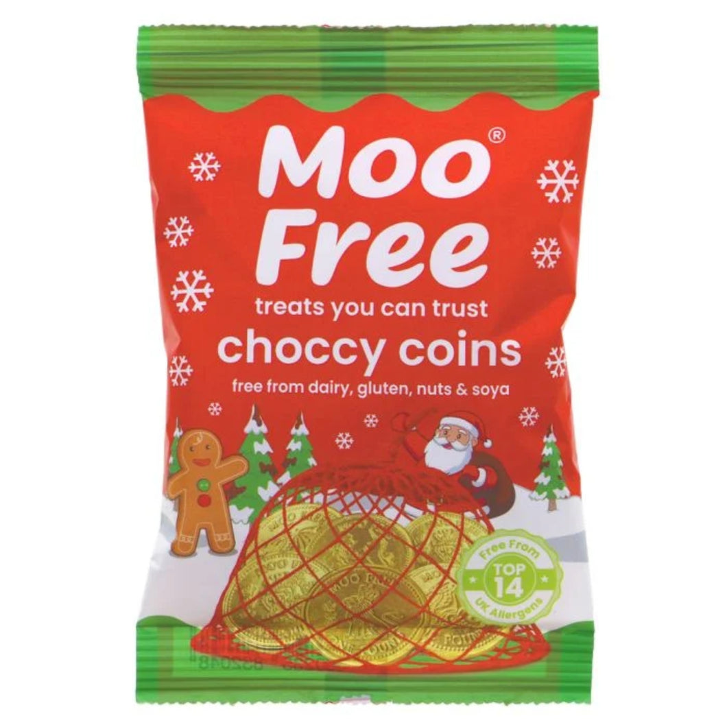 Moo Free Choccy Coins 49g