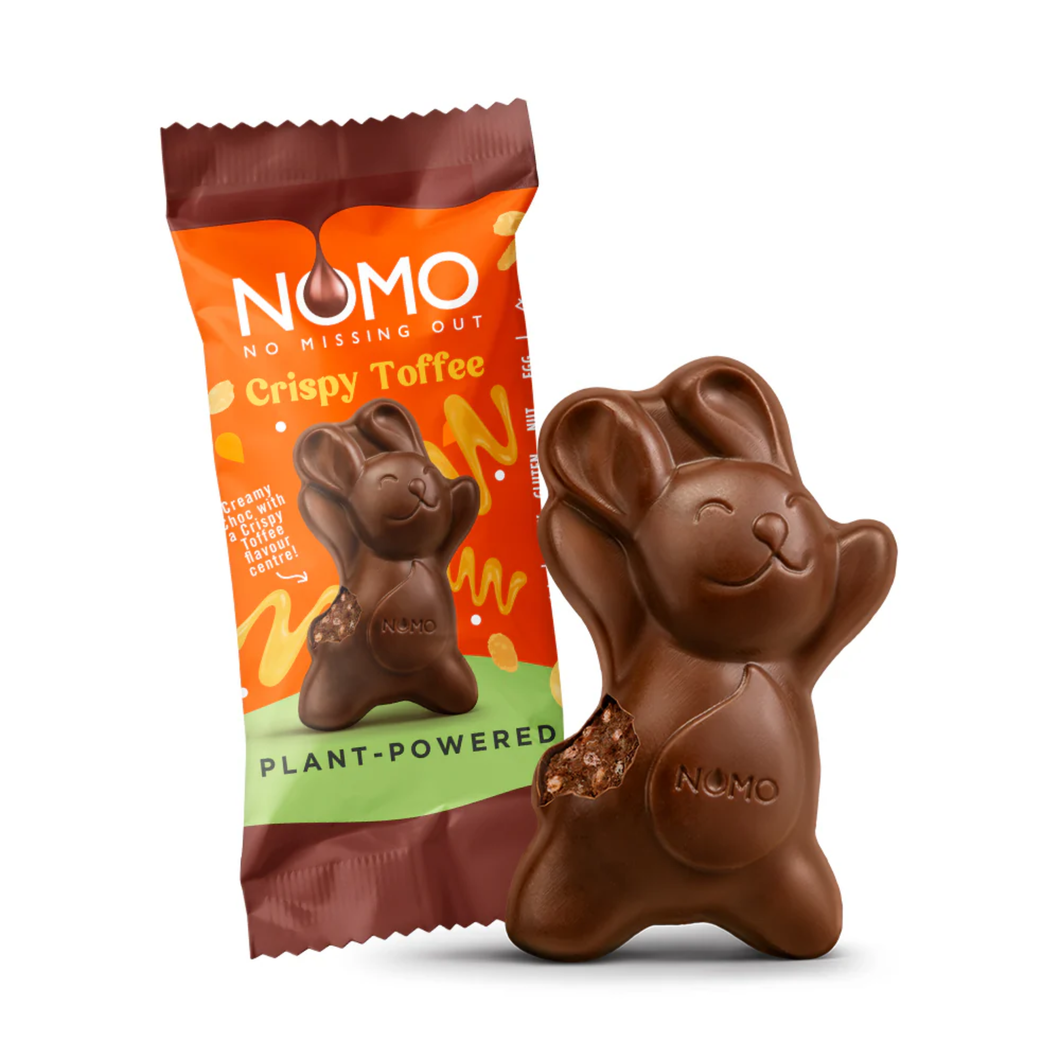 Nomo Crispy Toffee Chocolate Bunny 25g