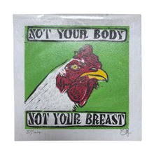 Not Your… Lino Print Series by C Hoy