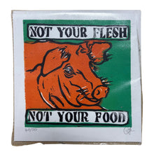 Not Your… Lino Print Series by C Hoy