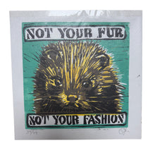 Not Your… Lino Print Series by C Hoy