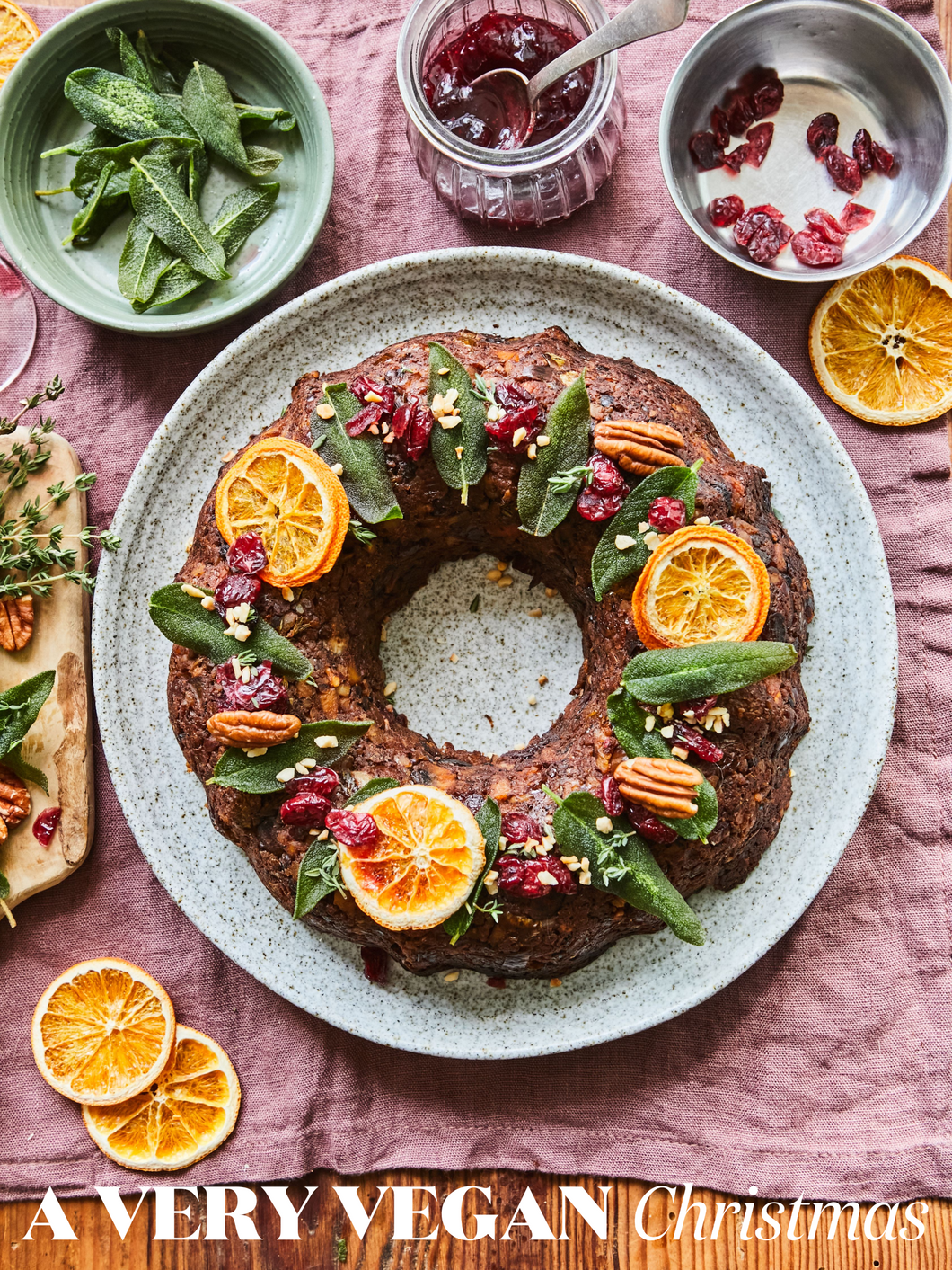 Filo Wreath Vegan Christmas Pie Vegetarian Christmas Wreath Recipe