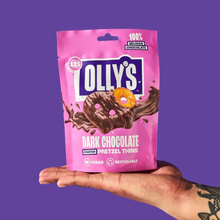 Olly's Dark Chocolate Coated Pretzel Thins 90g