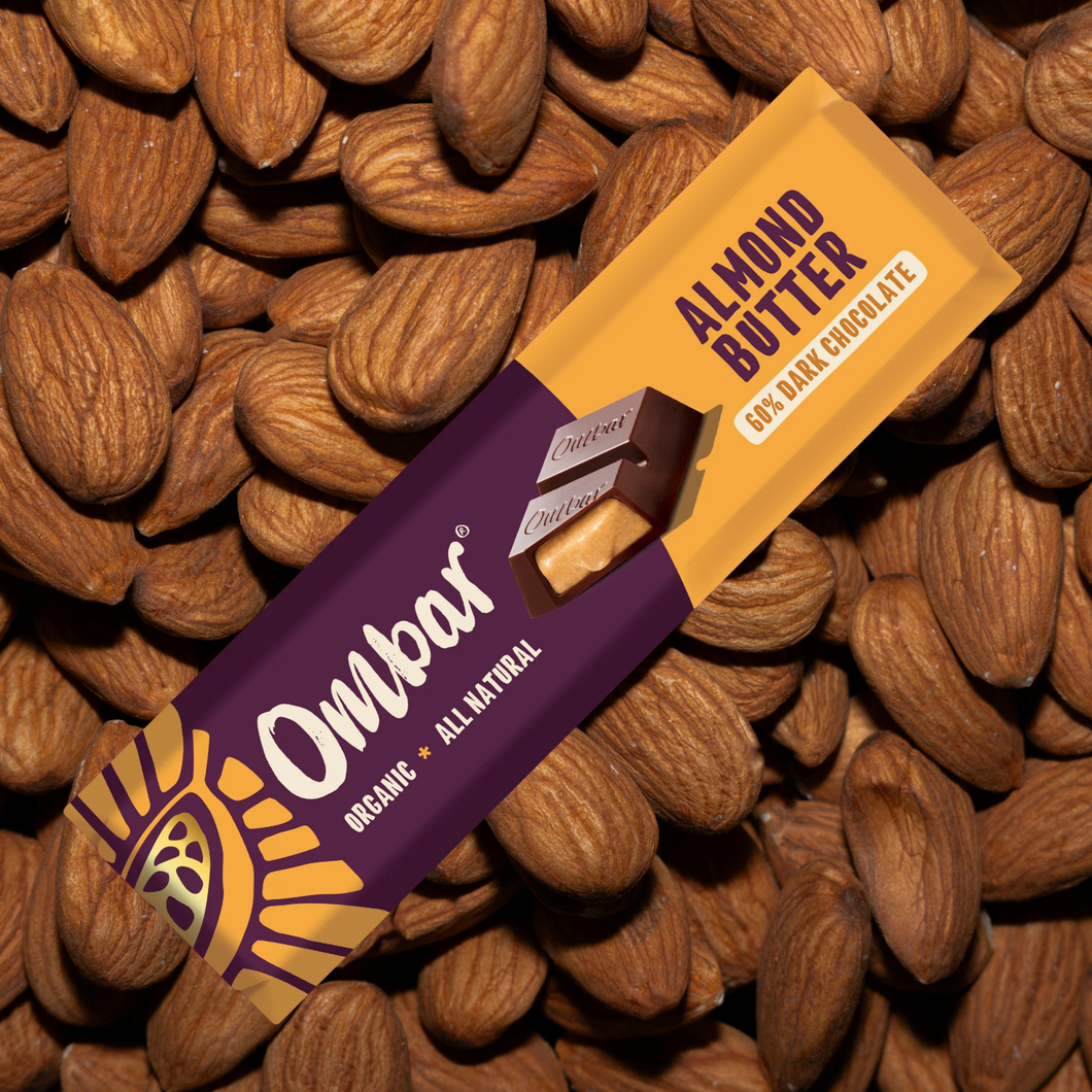 Ombar Chocolate Almond Butter Chocolate Bar 42g