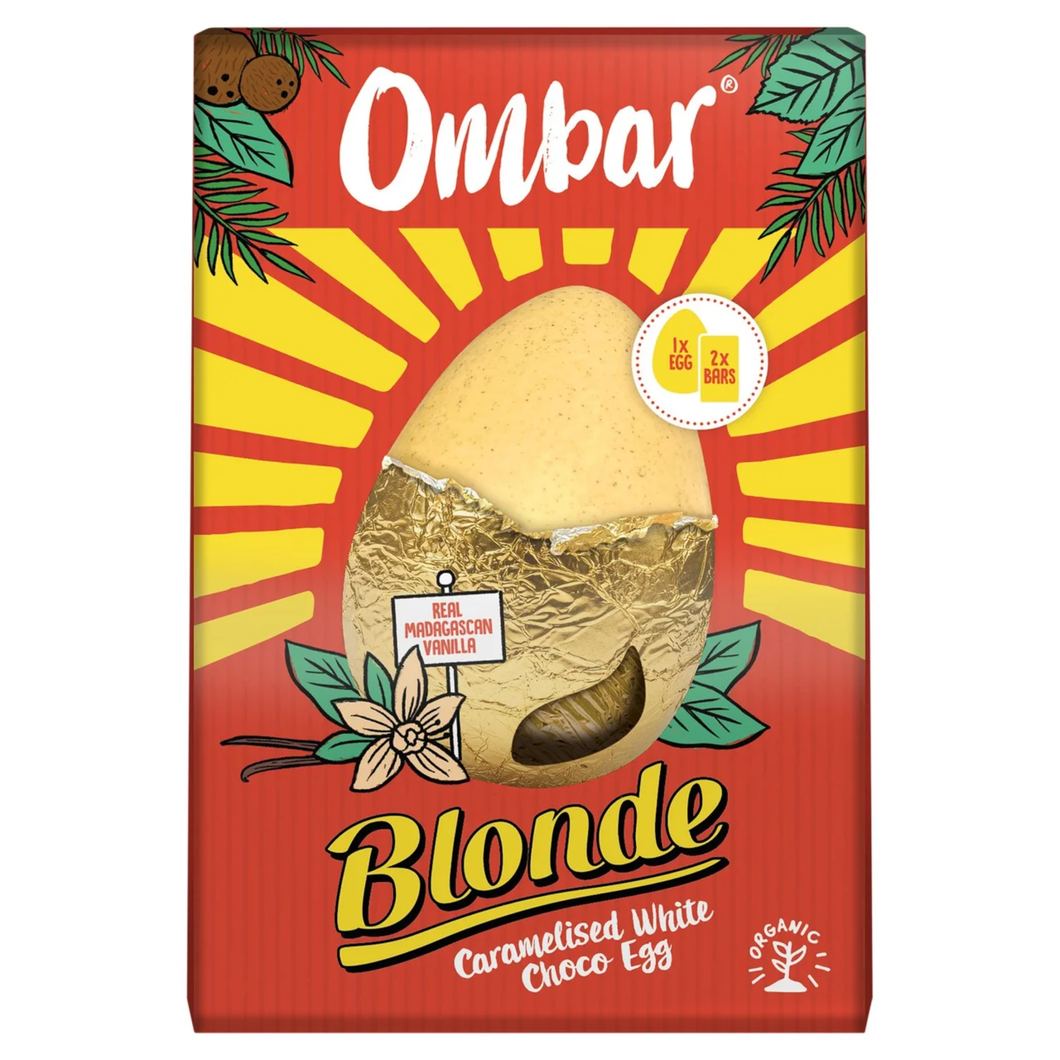 Ombar White Chocolate Easter Egg