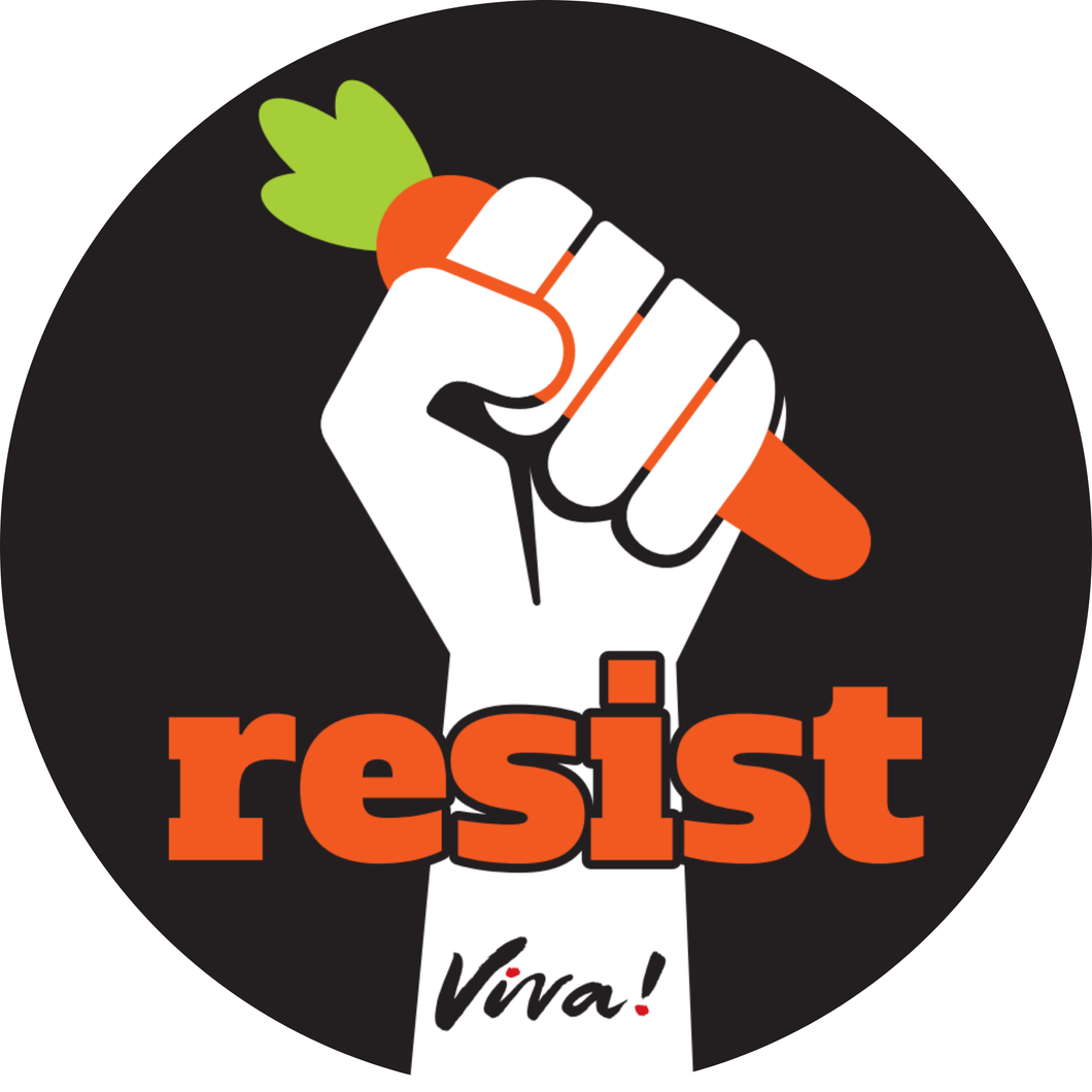 Resist Vinyl Sticker