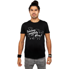 Saving Animals With Viva! Unisex Jersey Tee – Black Viva! Shop