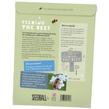 Seedball Feeding the Bees Sign