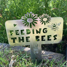 Seedball Feeding the Bees Sign