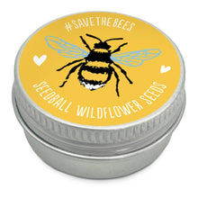 Seedball #SaveTheBees Yellow Mini Tin