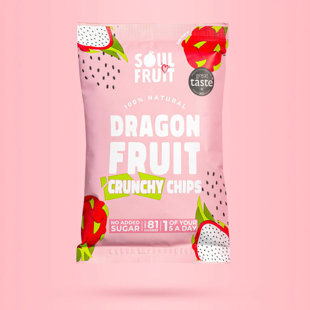 Soul Fruit Freeze Dried Crisps - Dragon Fruit 20g