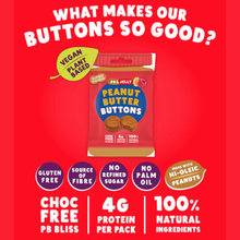 Superfoodio PB & Jelly Peanut Butter Buttons 20g