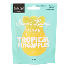 Sweet Lounge Vegan Fizzy Tropical Pineapples Pouch 65g