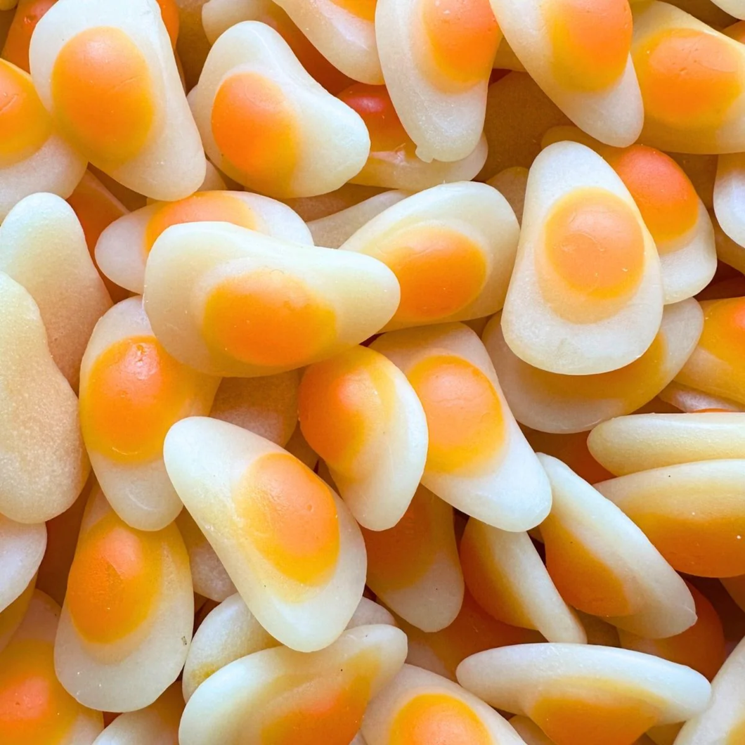 The Vegan Candy Fried Egg Jelly Sweets 100g