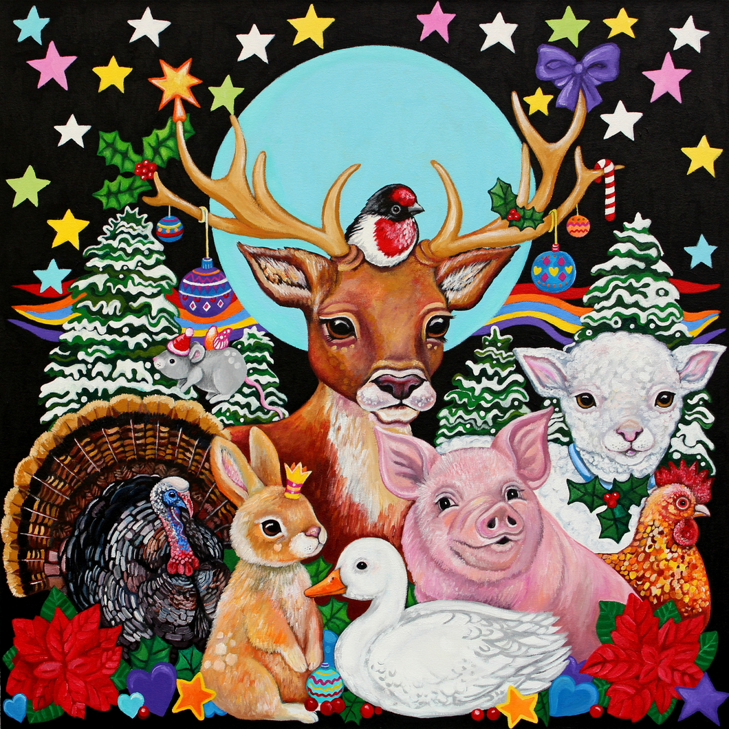 ‘Tis the Season to be Kind (Designed by Lynda Bell) - Christmas Cards Pack of 10
