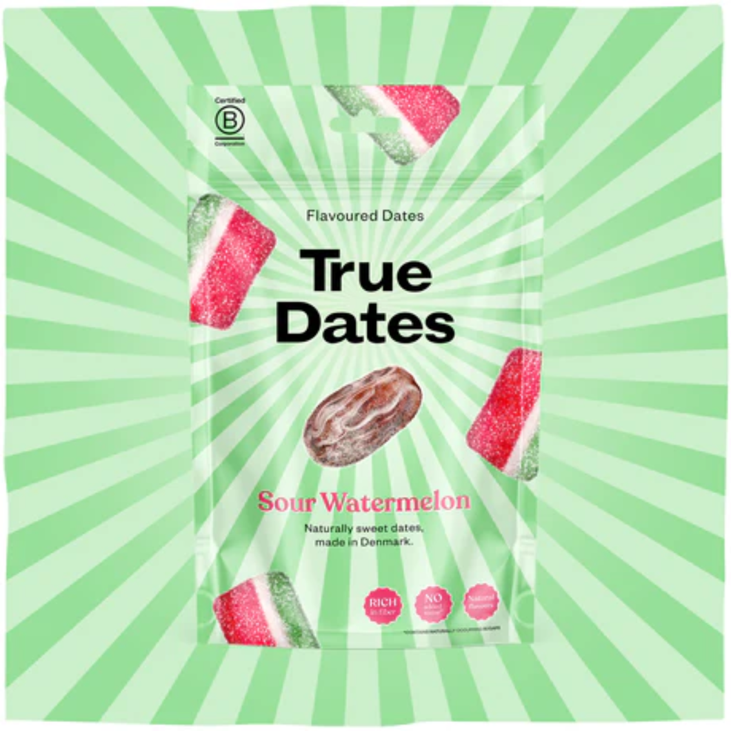 True Dates Sour Watermelon Flavoured Dates Pouch 100g