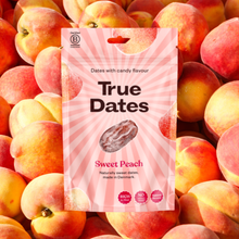 True Dates Sweet Peach Flavoured Dates Pouch 100g