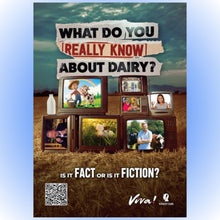 A Viva! Leaflet showing an advert for the Viva! Documentary 'What Do You Really Know About Dairy'