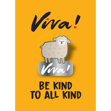 Viva! Enamel Lamb Pin Badge