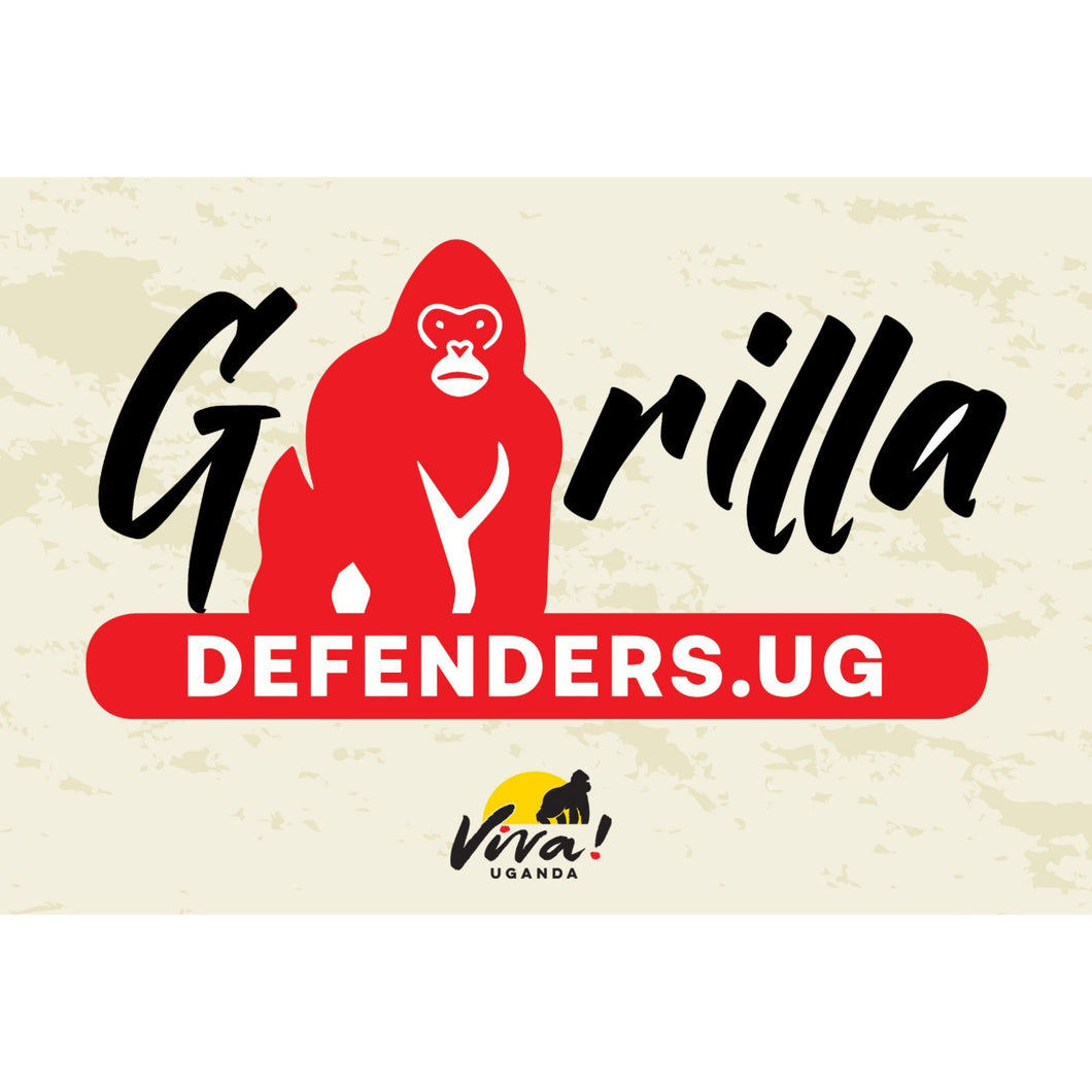 Viva! Uganda Gorilla Defenders Window Cling Viva! Shop