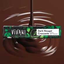 Vivani Organic Dark Chocolate Nougat Croccante Bar 35g