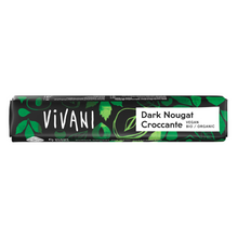 Vivani Organic Dark Chocolate Nougat Croccante Bar 35g