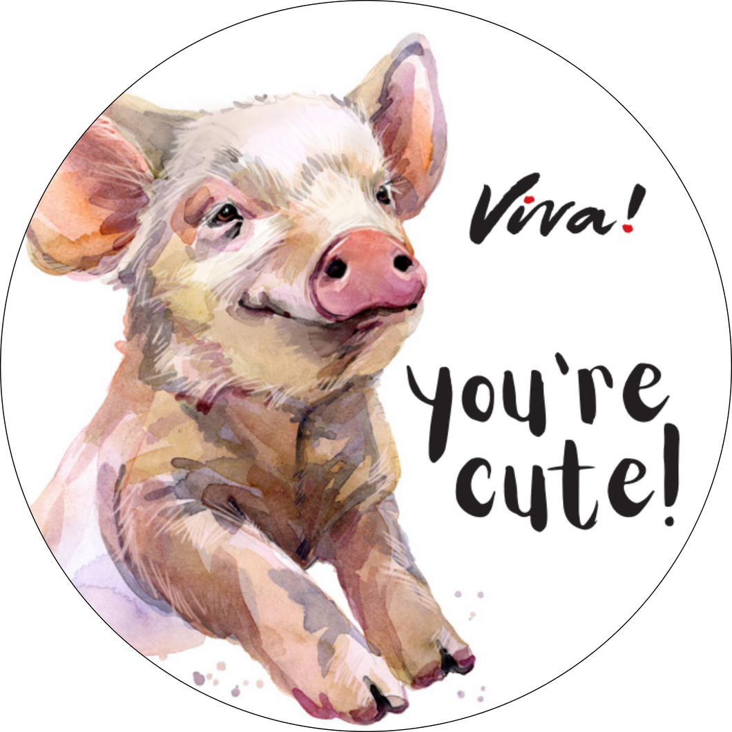 You’re Cute! Vinyl Sticker